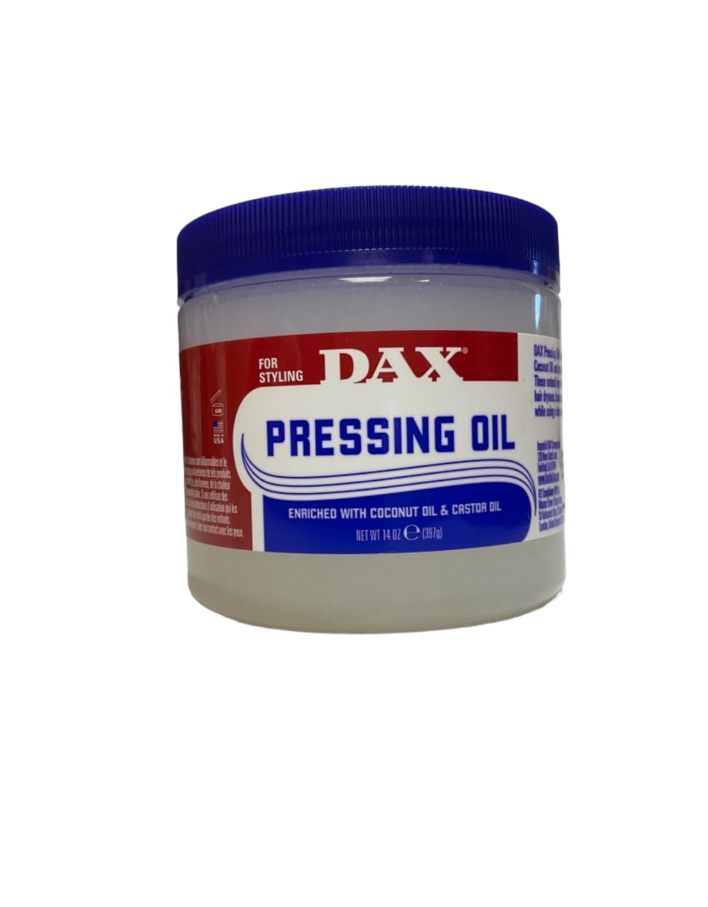 Dax Pressing Oil 14 Ounce Jar (414ml) (3 Pack)