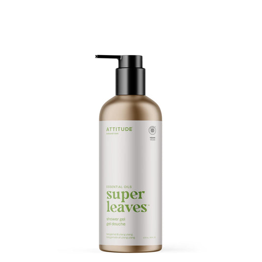 ATTITUDE Body Wash with Essential Oils, EWG Verified Shower Gel, Dermatologically Tested, Plant and Mineral-Based, Vegan Personal Care, Refillable Beauty & Personal Care ATTITUDE