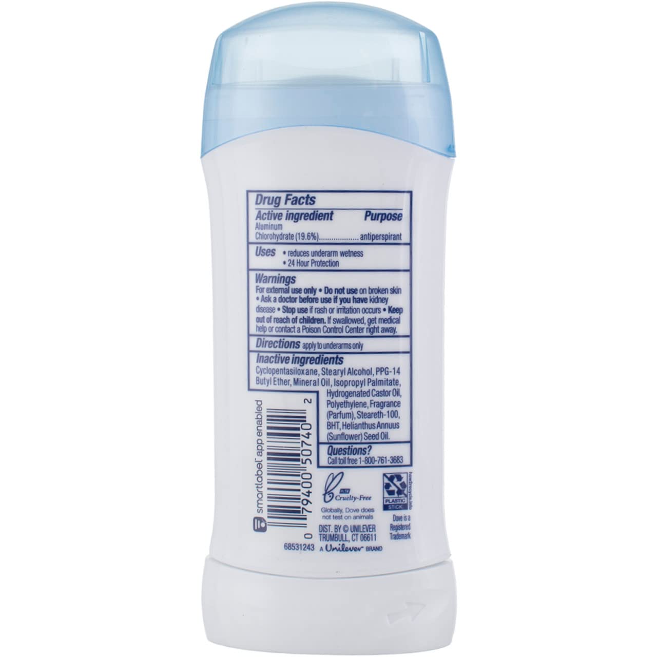 Dove Anti-Perspirant Deodorant, Sensitive Skin 2.60 oz (Pack of 12) Beauty and Personal Care Dove