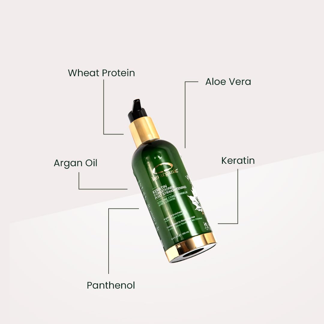 Kerarganic Keratin Shampoo Maintenance +Conditioner Post-Straightening Premium Set 500ml/16.9floz