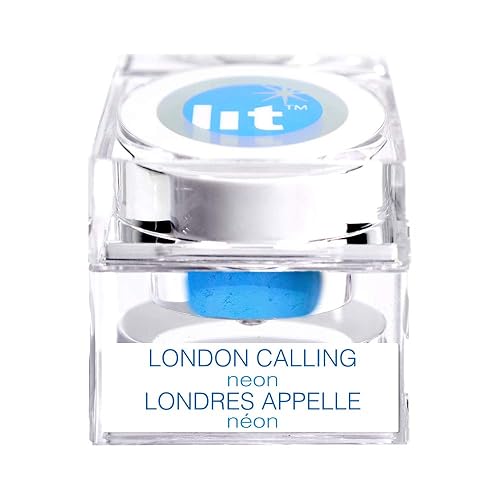 Lit Cosmetics Vegan UV Glitter Pigment, London Calling, 4g