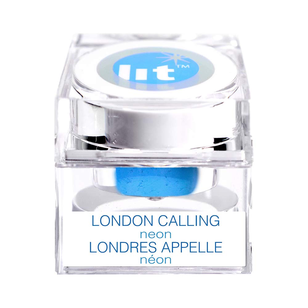 Lit Cosmetics Vegan UV Glitter Pigment, London Calling, 4g