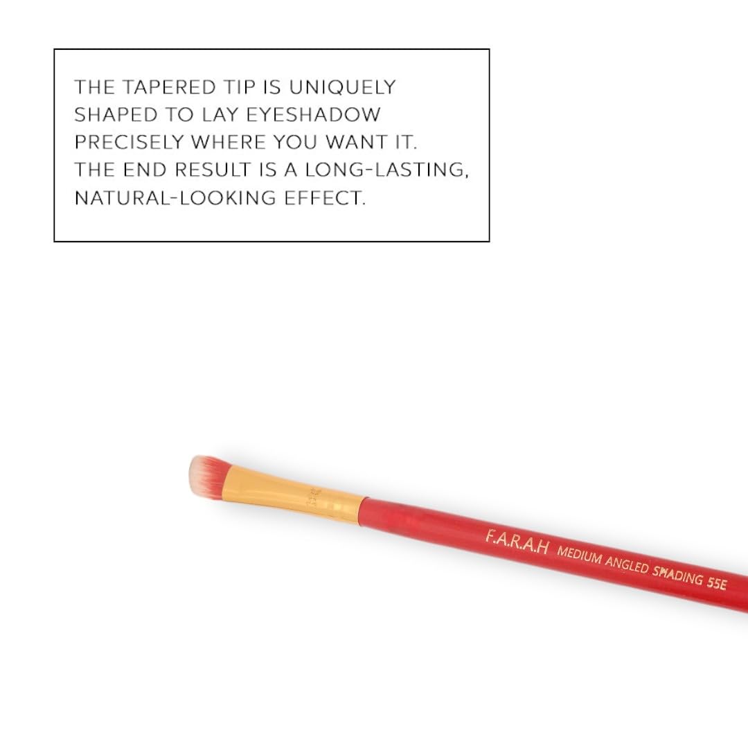 Medium Angled Shading Brush 55E (Red)