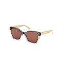 Guess GU7912 41E yellow/striped 55/16/140 WOMAN Sunglasses