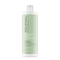 Paul Mitchell Clean Beauty Anti-Frizz Conditioner, Ultra-Rich Formula, Improves Elasticity, For Textured, Frizz-Prone Hair, 33.8 fl oz