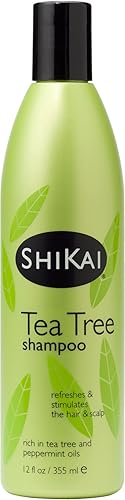 ShiKai Tea Tree Shampoo (12oz, Pack of 2) With Peppermint & Tea Tree | Refresh & Stimulate Your Scalp | Soap Free Alternative | Moisture for Daily Use