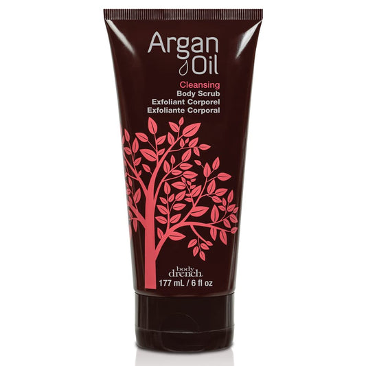 Body Drench Argan Oil Body Scrub for Women - Body Exfoliator Scrub & Deep Cleansing Skin Polish for Smooth Skin, Removes Dead Skin Cells, 6 fl oz Beauty & Personal Care Body Drench