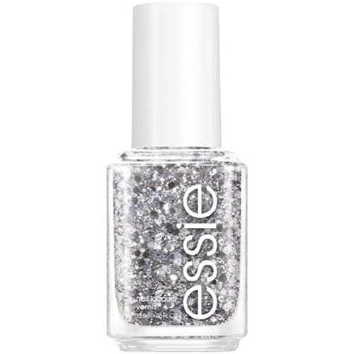 essie Salon-Quality Nail Polish, Vegan, Silver Glitter, Set In Stones, 0.46 fl oz Beauty & Personal Care essie