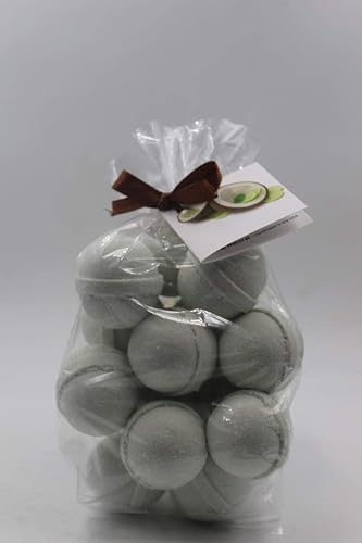 SpaPure COCONUT LIME Bath Bombs - 14 Bath Fizzies with Shea Butter, Ultra Moisturizing (12 Oz) ...Great for Dry Skin (Coconut Lime)