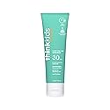 Thinkkids SPF 30 Mineral Sunscreen, Clear Zinc Oxide, 3 fl oz - Natural, Water Resistant, Kids & Toddler Sun Protection, Reef Safe