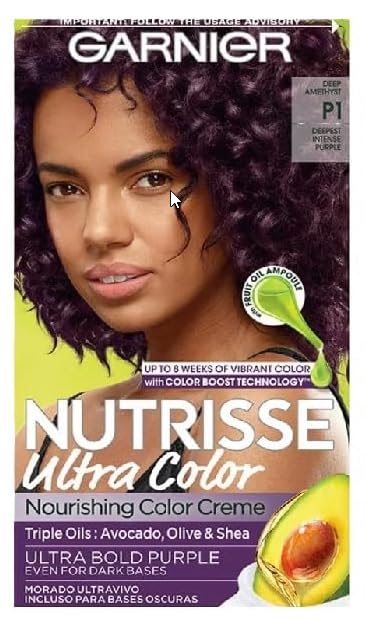 Garnier Nourishing Hair Color Creme, P1 Deepest Intense Purple, 2 Pack Beauty & Personal Care Garnier