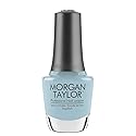 Morgan Taylor Nail Lacquer (Water Baby) Blue Professional Lacquer, Vibrant, Chip-Resistant, Fast-Drying, Long-Lasting, High-Shine, Perfect