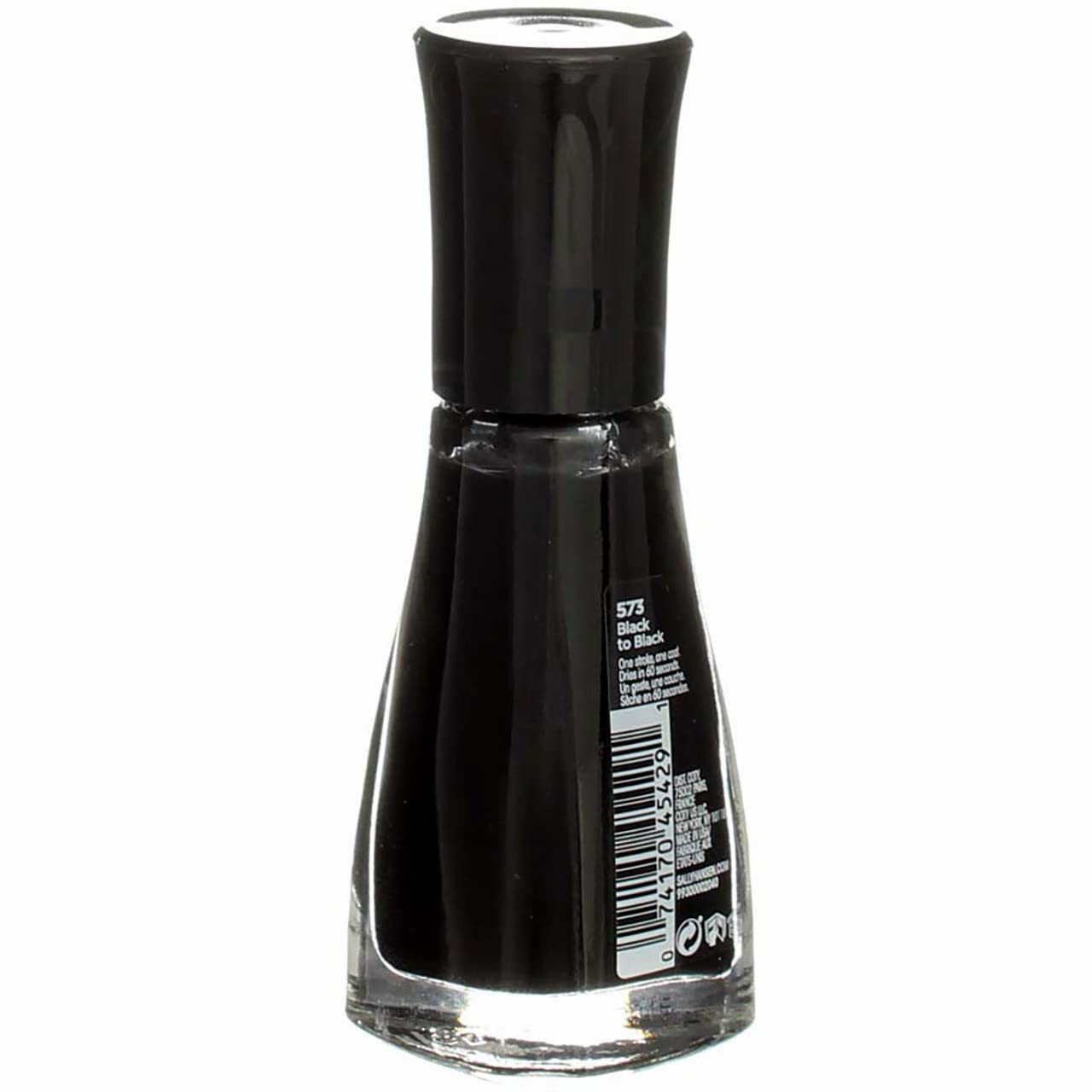 Coty US 7437935 Sally Hansen Insta-Dri Nail Polish44; 496 & 360 Black to Black - Pack of 2 Beauty & Personal Care Sally Hansen