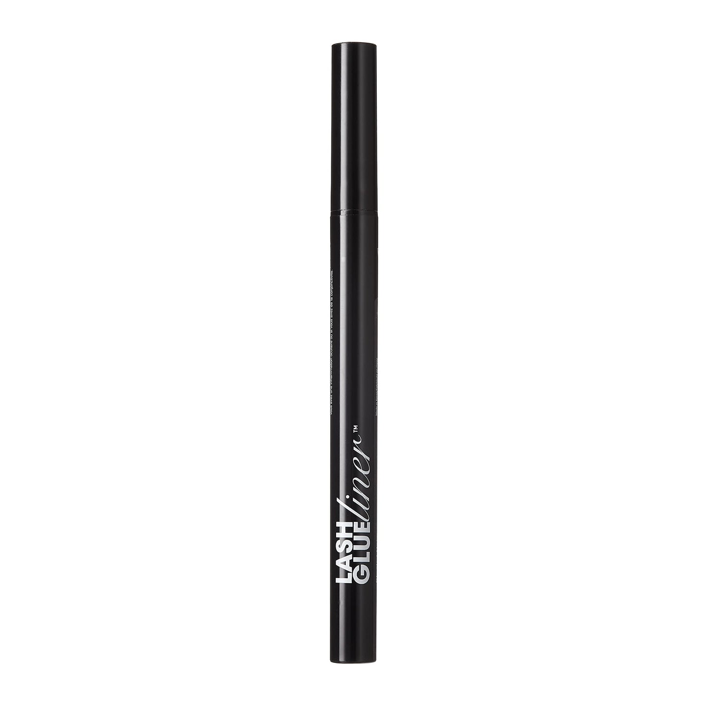 KISS Lash GLUEliner, 2-in-1 Felt-Tip Eyeliner and Lash Adhesive, Long Lasting Wear, Can Be Used With Strip Lashes and Lash Clusters, Net Wt. 0.7 mL