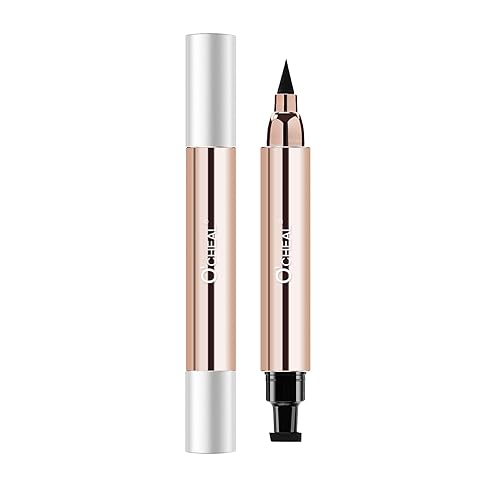 O'CHEAL 2 in 1 Professional Makeup Black Liquid Eye Liner Pencil for Women, Perfect Blend Eye Definer for Precise or Smudged Look, Premium Wing Cat…
