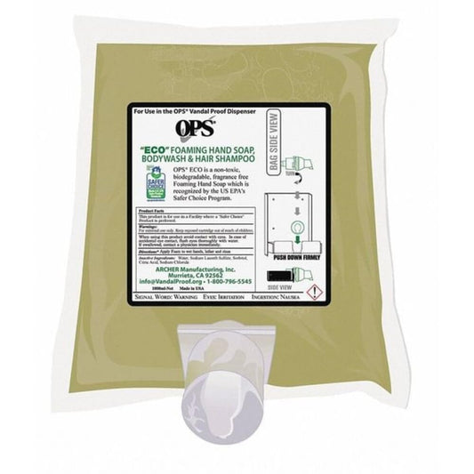 OPS 1000 mL Citrus Foam Eco Green Hand Soap