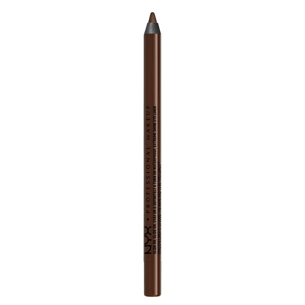 NYX PROFESSIONAL MAKEUP Slide On Pencil, Waterproof Eyeliner Pencil - Brown Perfection