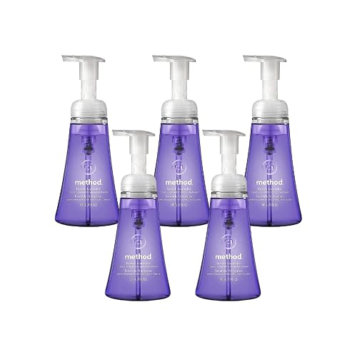 Method Foaming Hand Soap, French Lavender, 10 Fl Oz. (Pack of 5)