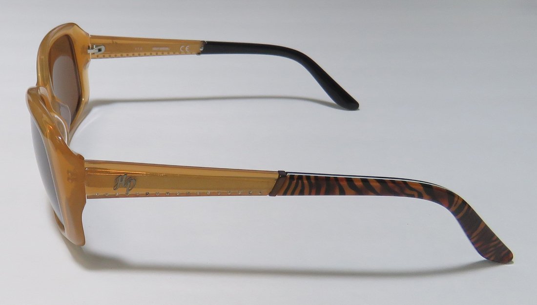 Harley Davidson Eyewear HD0302X Sunglasses - Shiny Light Brown Frame, Brown Lenses, HD0302X5645E