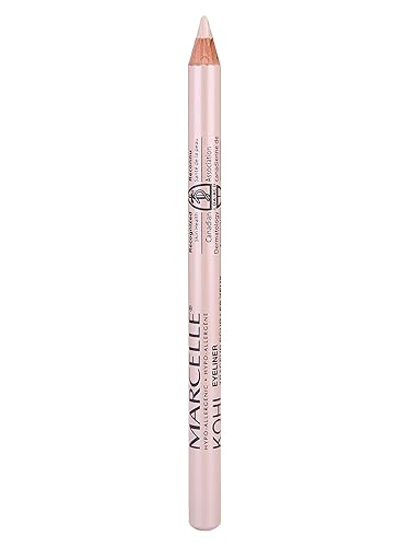 Marcelle Kohl Eyeliner, Mother of Pearl, Eye Pencil, Long-Lasting, Waterproof, Intense Colour, Fragrance-Free, Hypoallergenic, Recognized by CDA