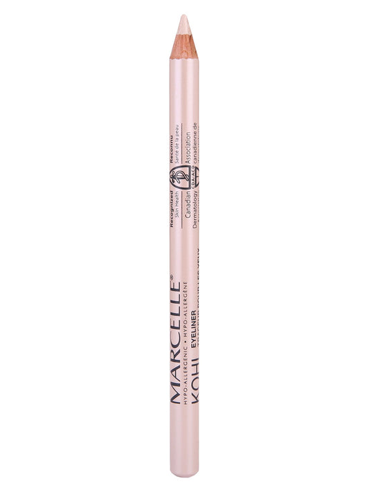 Marcelle Kohl Eyeliner, Mother of Pearl, Eye Pencil, Long-Lasting, Waterproof, Intense Colour, Fragrance-Free, Hypoallergenic, Recognized by CDA