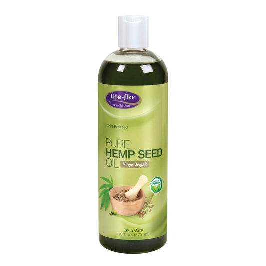 LIFE-FLO Carrier Oil 16oz (Pure Hempseed Oil)