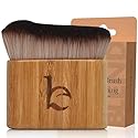 Ultra Soft Self Tanner Brush - Kabuki Brush for Body Foundation & Makeup, Blending Applicator for Tanner, Self Tanning Mitt, Achieves Sunless