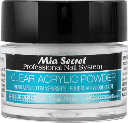 Mia Secret Clear Acrylic Powder (1/4 oz) 2 PACK Beauty & Personal Care Mia Secret