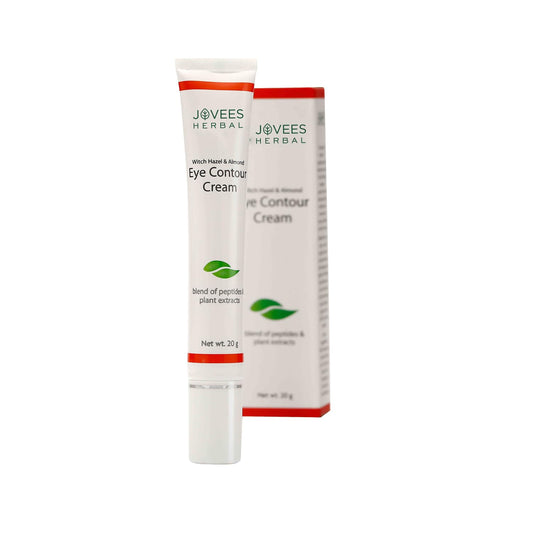 Jovees Eye Contour Cream with Hazel & Almond Remove Dark Circles & Puffiness 20gm by Jovees