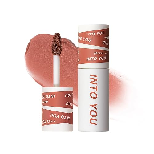 INTO YOU Matte Nude Lipstick for Women, Waterproof Liquid Lipstick Long Lasting Makeup with Lightweight Mud Texture, Dual-use for Lips and Cheek