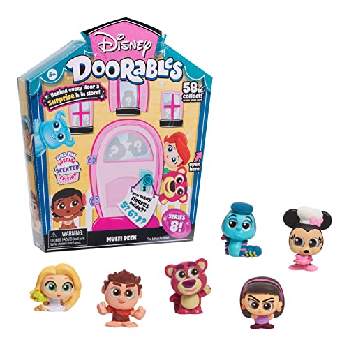 Disney Doorables Multi Peek, Easter Basket Stuffers, Series 8 Featuring Collectible Scented Figures, Styles May Vary, Officially Licensed Kids Toys…