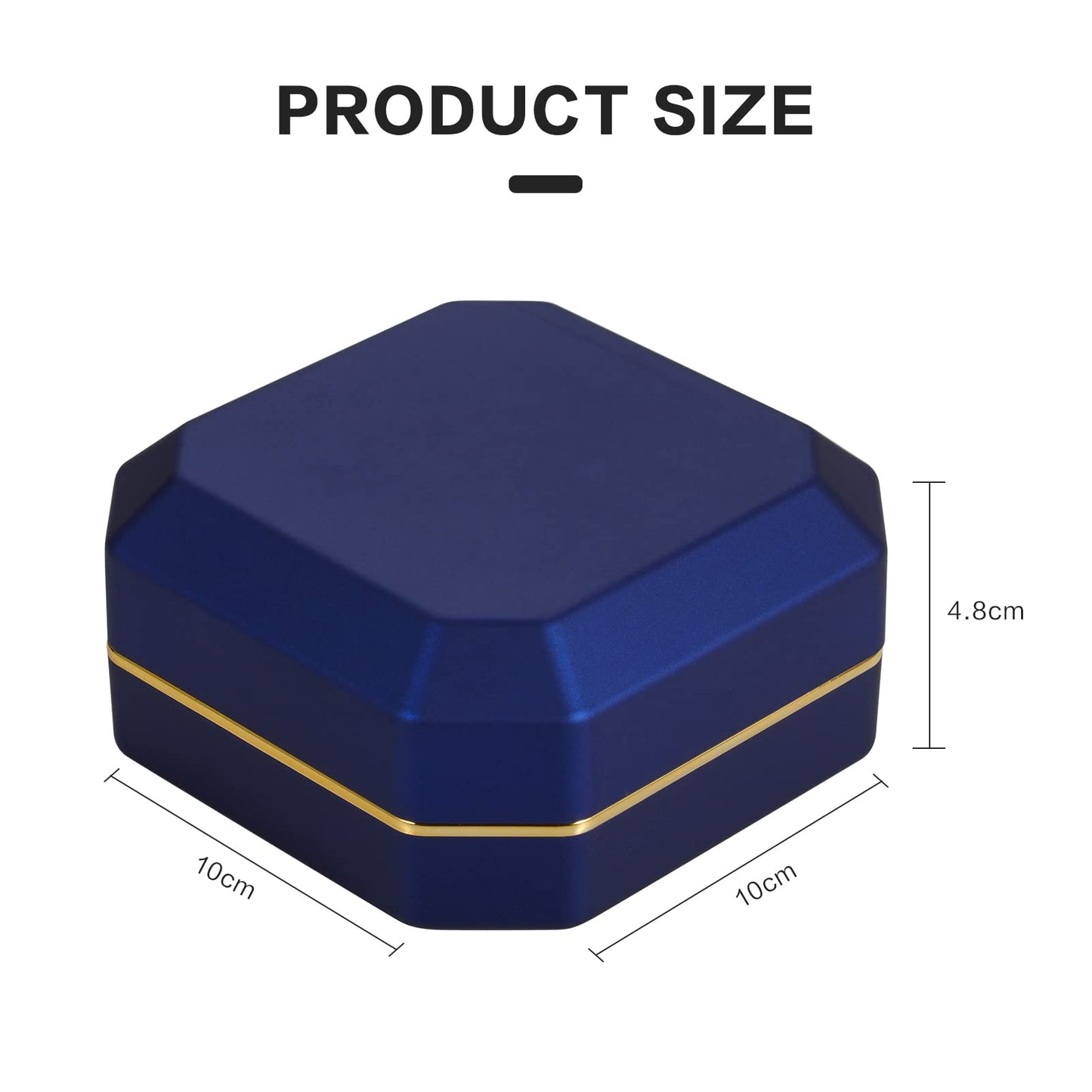 Joy.Box Luxury Bracelet Box, Velvet Jewelry Bangle Box Storage Case Organizer Holder with LED light for Jewelry Display Proposal Engagement Wedding…