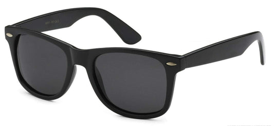 Retro Optix Sunglasses Classic 80’s Vintage Style Design (Black Gloss, Polarized)
