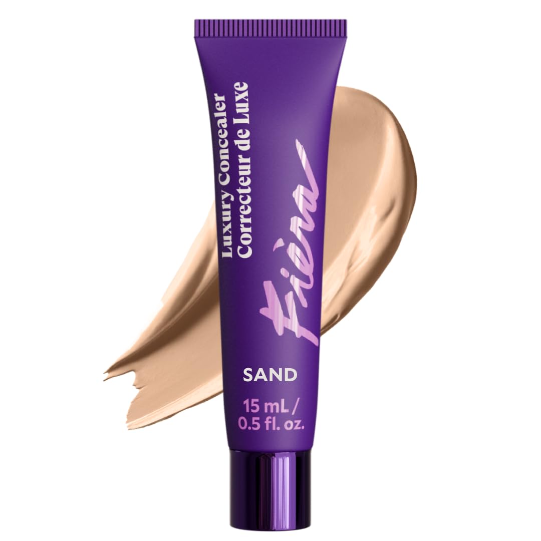 Fièra Luxury Concealer & Foundation with Anti-Aging Ingredients - Full Coverage for Dark Circles, Wrinkles, Fine Lines, and Spots, All-Day Wear