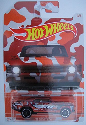 Hot Wheels, 2015 Exclusive Camouflage Series, '68 Chevy Nova Red 4/6