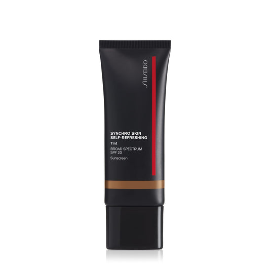 Shiseido Synchro Skin Self-Refreshing Tint SPF 20, Deep Tsubaki 515 - Light Coverage, Tinted Moisturizer - 12-Hour Wear, 24-Hour Hydration - Waterproof, Shine Resistant & Non-Comedogenic