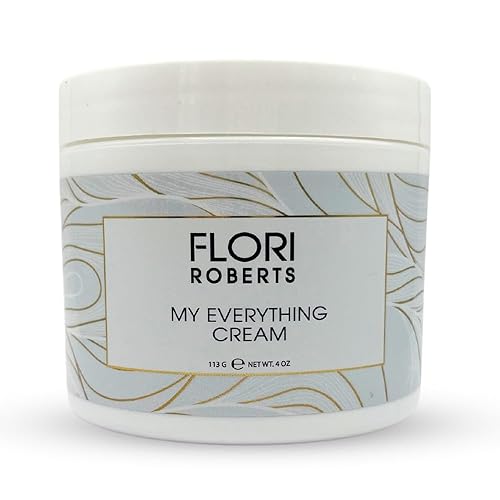 Flori Roberts My Everything Crème, Moisturizer for Face, Eyes and Throat, Anti-Wrinkle and Skin Firming, Facial Cream, 4oz