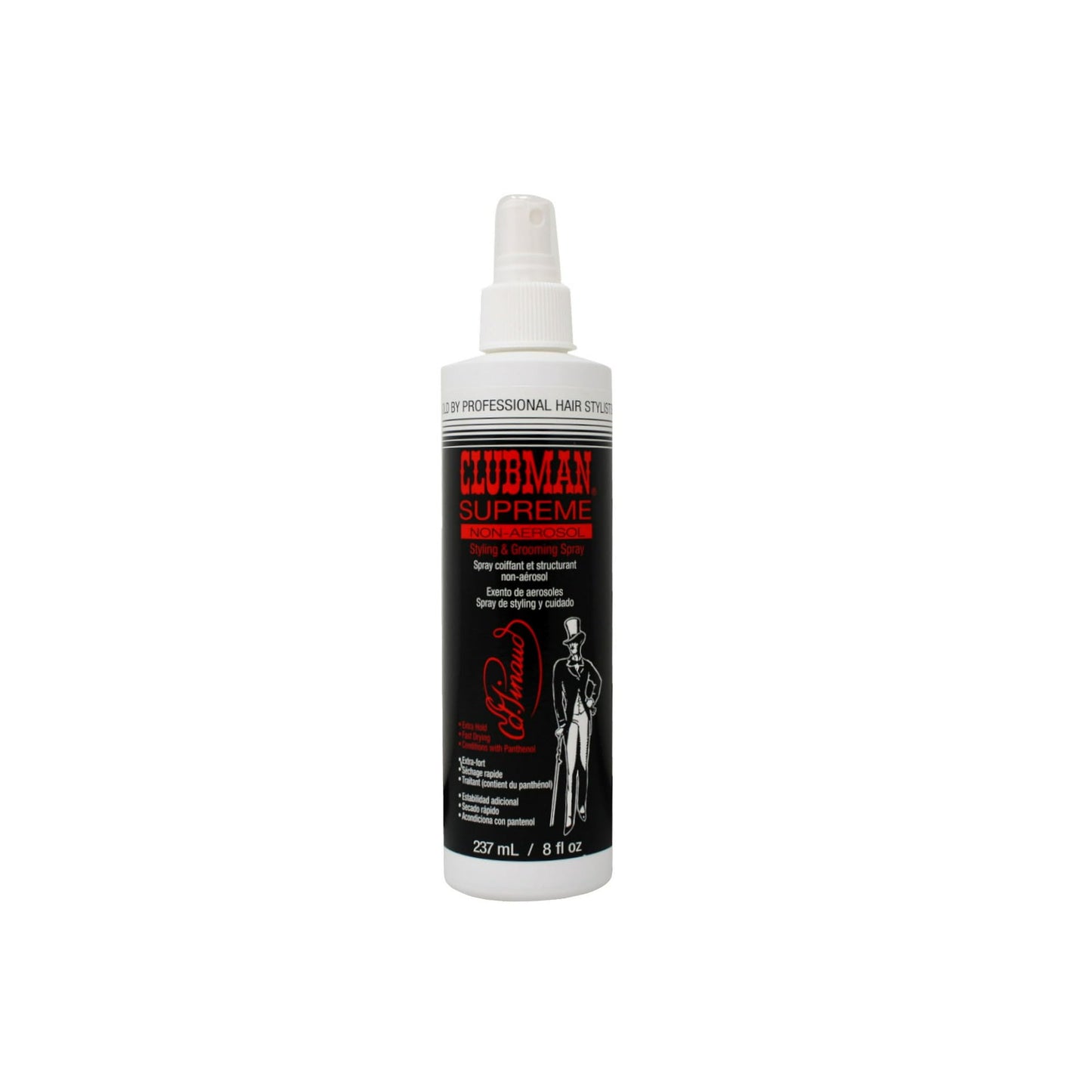 Clubman Supreme Non-Aerosol Styling & Grooming Spray 8 oz (Pack of 3)