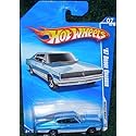 HOT WHEELS 2010 MUSCLE MANIA 07 OF 10 BLUE OVER WHITE '67 DODGE CHARGER
