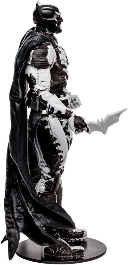 McFarlane Toys, 7-Inch DC Direct Black Adam Gold Label Batman Action (Line Art Variant) Figure with 22 Moving Parts, Collectible DC Black Adam Comic…