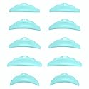 Lash Lift Pads?DIY Eyelash Lift Pads?Eyealsh Perm Rods, Lash Lifting at Home 10 Pcs Sky Blue Pads 5 Size SMM1M2L Reusable Soft Silicone Shields