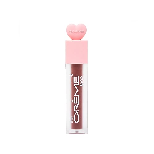 The Crème Shop Ultra-Moisturizing, 12 Hour Long-Lasting Glossy Lip Stain - Korean Lip Tint Made with Sunflower Seed Oil & Glycerin Infused for Soft