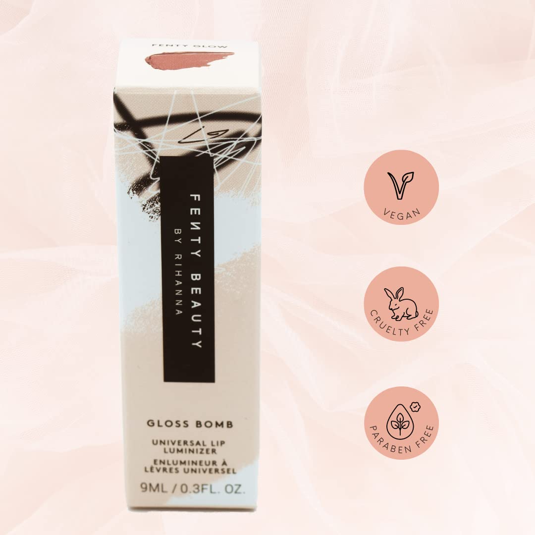 Gloss Bomb Universal Lip Luminizer - 01 Fenty Glow by Fenty Beauty for Women - 0.3 oz Lip Gloss