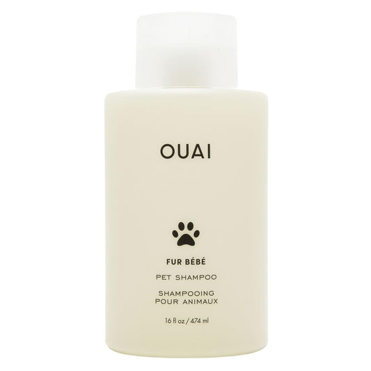 OUAI Fur Bébé Pet Shampoo Mercer Street Scent - Hydrating, Cleansing Dog Shampoo & Coat Wash for Shine - Pet Supplies by OUAI, 16 Fl Oz