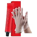 Igora Royal 8-21 Light Blonde Ash Cendre Permanent Hair Color 2 Fl Oz and Clear Powdered Medium Vinyl Gloves (Bundle)