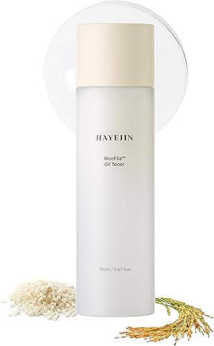 HAYEJIN RiceFila Milk Toner for Glass Skin - 2-in-1 Hydrating Korean Rice Toner with Niacinamide, 8 Hyaluronic Acids & 6 Peptides - Dual Phase