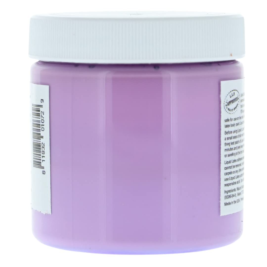 Liquid Latex Fashions- Ammonia Free Neon Violet Makeup Effects Body Costume Creation Paint for Adults and Kids, Ideal for Art and Cosplay, Easy