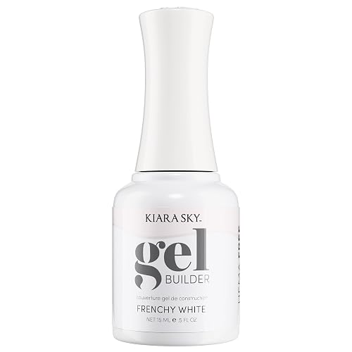 KIARA SKY Hema-Free Builder Nail Gel, Frenchy White, 0.5 Fl oz Beauty & Personal Care KIARA SKY