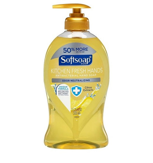 Softsoap Kitchen Fresh Hands Antibacterial Liquid Hand Soap, 11.25 oz Per Bottle (5 Pack) Beauty & Personal Care Softsoap