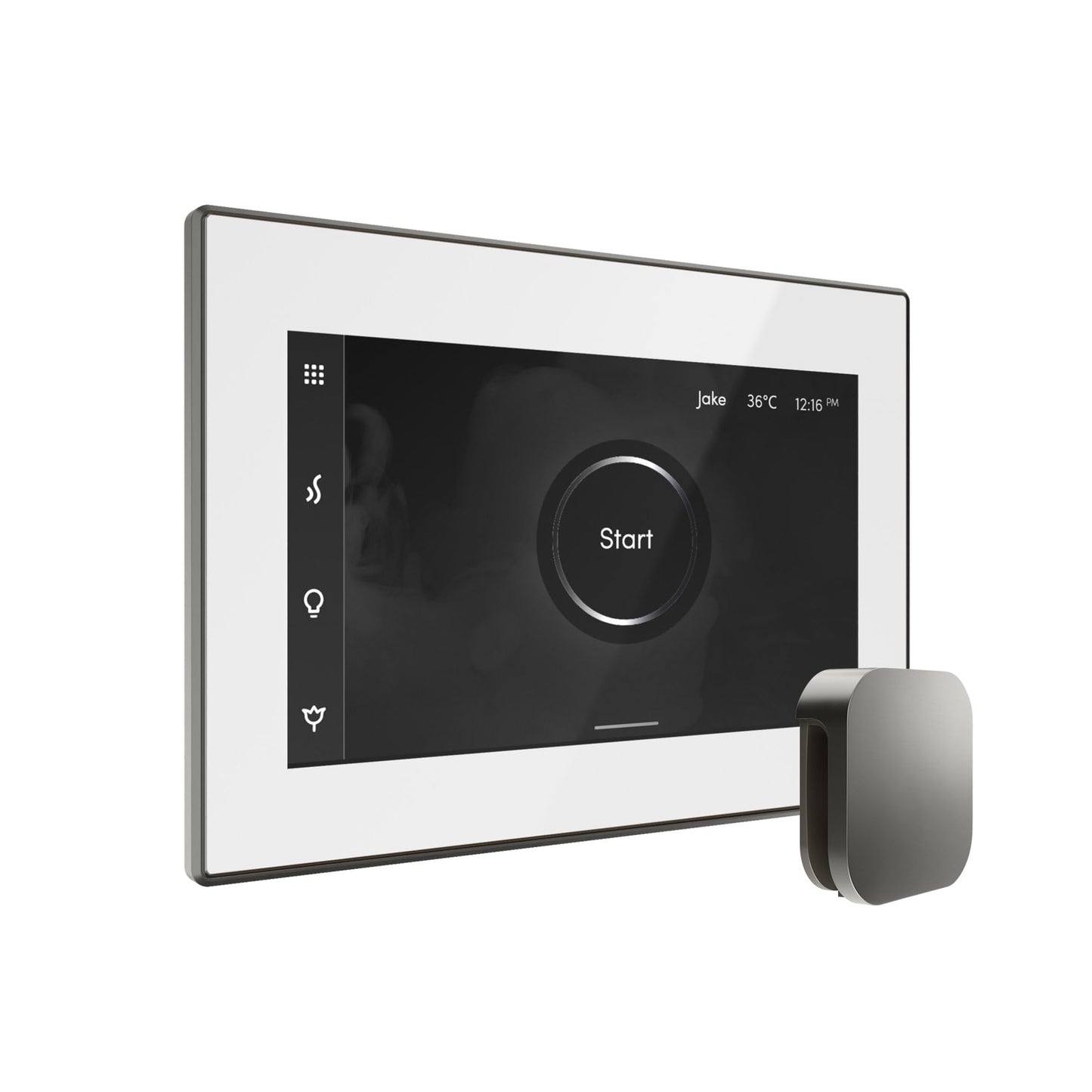 Mr Steam XButler Max Steam Shower Ctrl Pkg w/iSteamX Control and Steamhead in White Polished Gold Beauty and Personal Care Mr. Steam